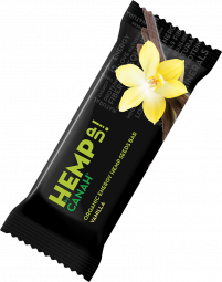 ORGANIC HEMP UP ENERGY SEED BAR - VANILLA AND BLACK SESAME 48 g